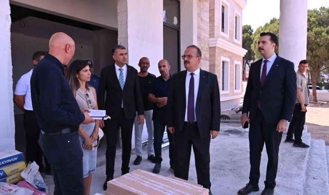 Vali Canbolat, Karpuzlu'daki çalışmaları yerinde inceledi