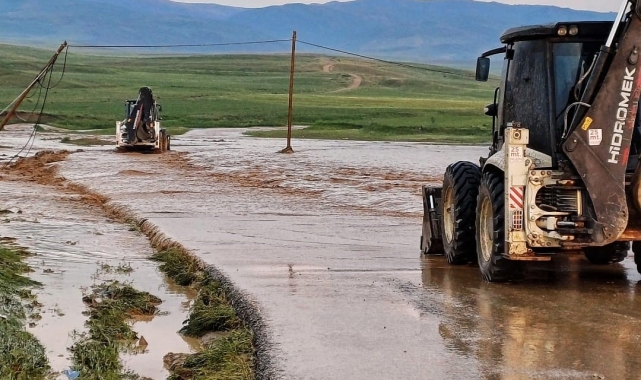 Van Saray'da sel: 2 büyükbaş, 100'e yakın küçükbaş hayvan telef oldu