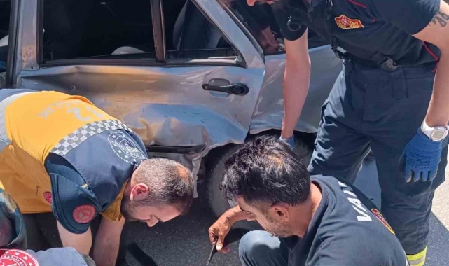 Van'da trafik kazası: 1 yaralı