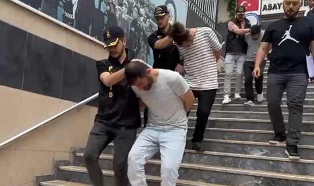 Yalı soygunu zanlıları adliye sevk edildi
