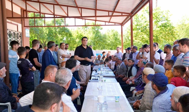 Yılmaz, 11 kırsal mahalleyi ziyaret etti