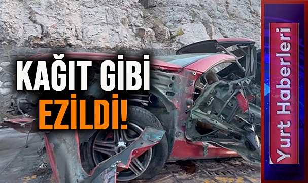 YOLCU OTOBÜSÜ OTOMOBİLLE ÇARPIŞTI!