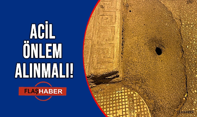 YOLDA OLUŞAN DELİK YAŞAMI OLUMSUZ ETKİLİYOR!