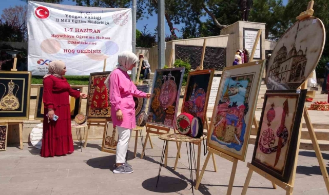 Yozgat'ta bir yıllık emeklerini sergilediler