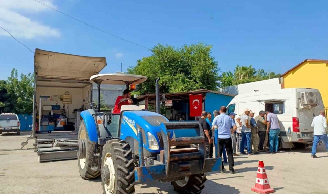 Yüreğirli çiftçilere traktör muayene kolaylığı