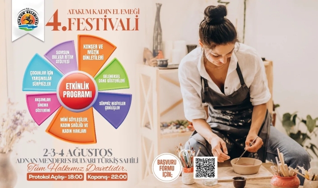 '4. Kadın El Emeği Festivali' Atakum sahilinde başlıyor