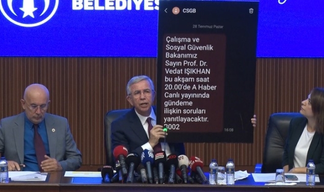 ABB Başkanı Mansur Yavaş'tan "SGK borcu" açıklaması