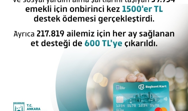 ABB emeklilerin yanında: 39 bin 954 emekliye on birinci kez destek ödemesi