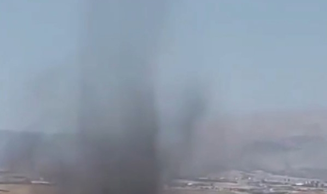 Adıyaman'da hortum görüntülendi