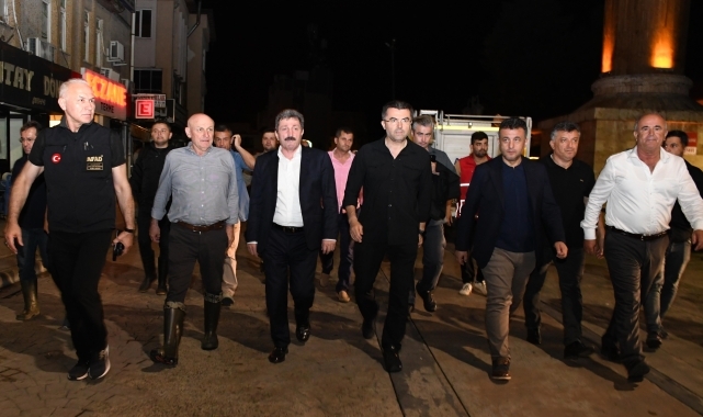 AFAD Başkanı Memiş, taşkın yaşanan Samsun&#039;da konuştu: