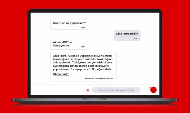 Akbank Asistan, GPT entegrasyonu ile müşterilere hızlı bilgi erişimi sağlıyor