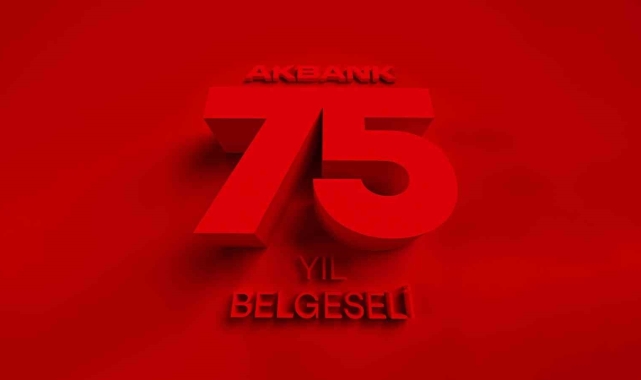 Akbank'ın 75 yıllık tarihi özel bir belgeselle anlatıldı