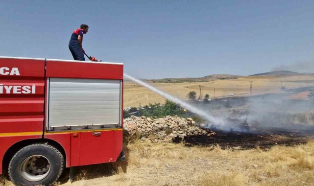 Alaca itfaiyesinden anız yangını uyarısı