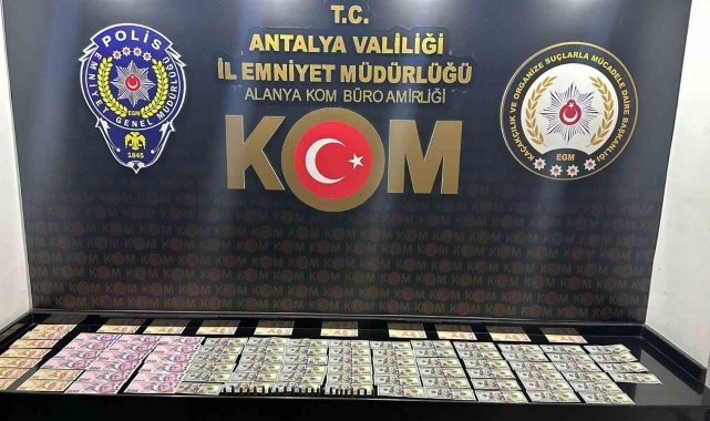 Alanya'da sahte paraya geçit verilmedi