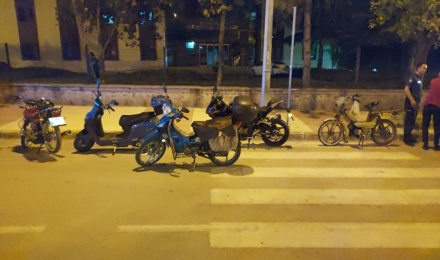 Amasya'da 11 motosiklet sürücüsüne 108 bin lira ceza yazıldı