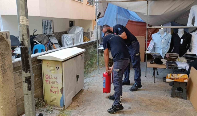 Antalya'da artan klima kullanımı, elektrik hatlarında yangına yol açtı