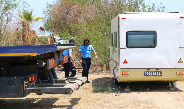 Antalya'da karavan operasyonu