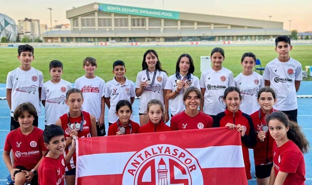 Antalyaspor Atletizm Takımı, Konya'da 10 madalya topladı