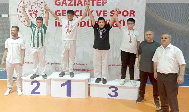 Arabanlı minik tekvandocular Türkiye şampiyonasında Gaziantep'i temsil edecek