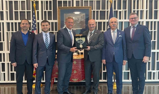 ATO Başkanı Baran, ABD Büyükelçisi Flake'i ziyaret etti