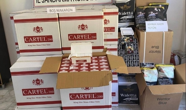 Aydın'da 360 bin boş makaron ele geçirildi