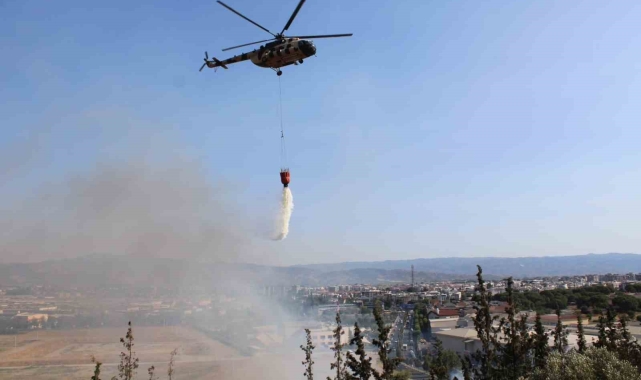 Aydın'da çıkan yangın ekipleri harekete geçirdi