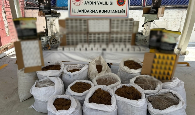 Aydın'da kaçak sigara operasyonu: 1 gözaltı