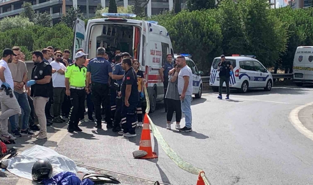 Bağcılar'da motosikleti ile kaza yapan polis memuru hayatını kaybetti