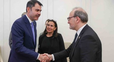 Bakan Kurum, Fransız Kalkınma Ajansı Başkanı Rioux ile görüştü