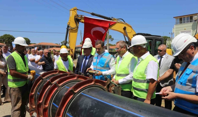Balıkesir BŞB Başkanı Akın, Ayvalık'ın su sorununu tarihe gömecek ilk adımı attı