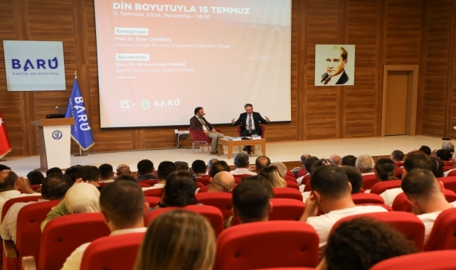 Bartın Üniversitesinde "15 Temmuz" konferansı düzenlendi