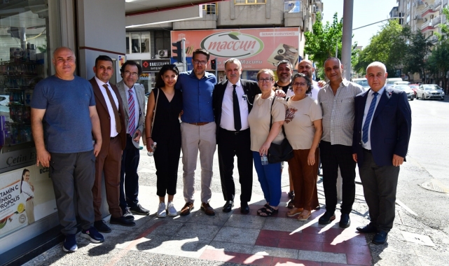 Başkan Balaban sahada esnafı dinledi