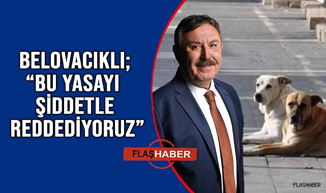 BAŞKAN BELOVACIKLI’DAN HAYVANLARI KORUMA YASASINA TEPKİ!