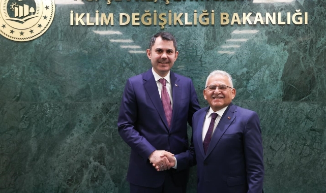 Başkan Büyükkılıç'tan Bakan Kurum'a ziyaret