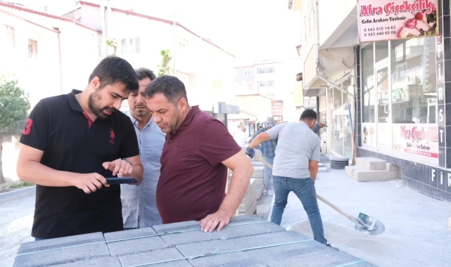 Başkan Ekinci, çalışmaları yerinde inceledi