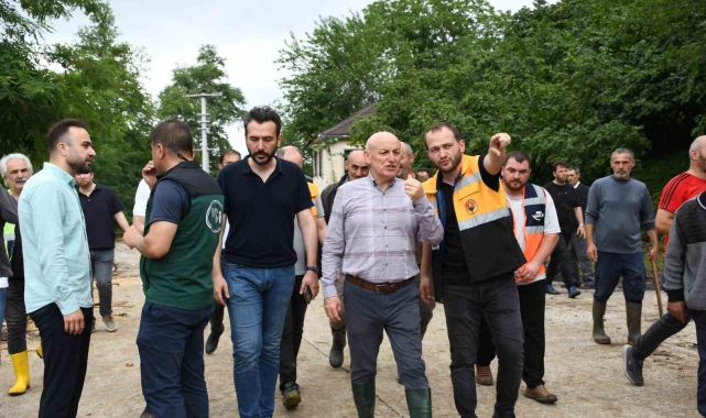 Başkan Kul: "Terme'de selin hasarı yaklaşık 500 milyon TL"