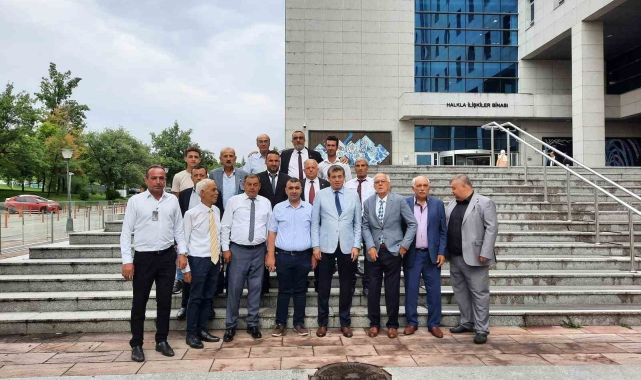 Başkan Künkcü ve şoförler odası başkanlarından Ankara çıkarması