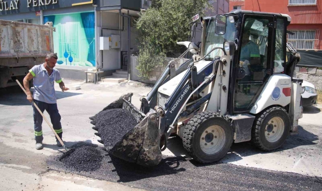 Başkan Tekin, asfalt çalışmalarını yerinde denetledi