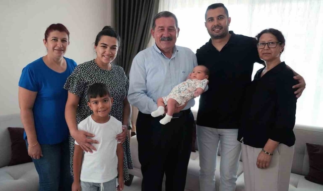 Başkan Topuz'dan 'Hoş geldin bebek' ziyareti