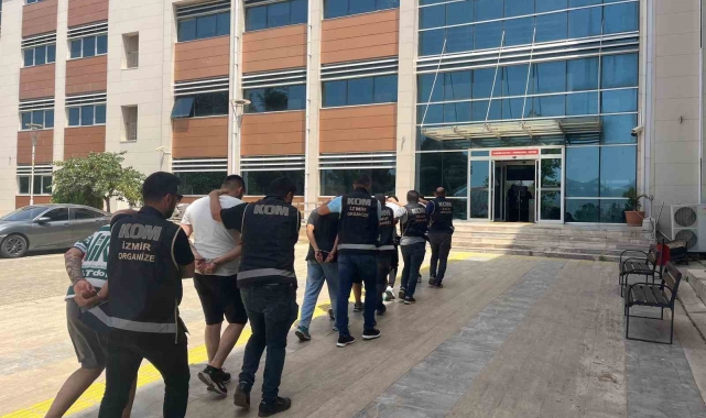 Baskı ve tehdit ile iş yerlerine çöktüler: 6 şüpheli yakalandı