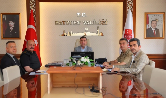 Bayburt'ta 'Metanfetaminle Mücadele Eylem Planı' toplantısı gerçekleştirildi