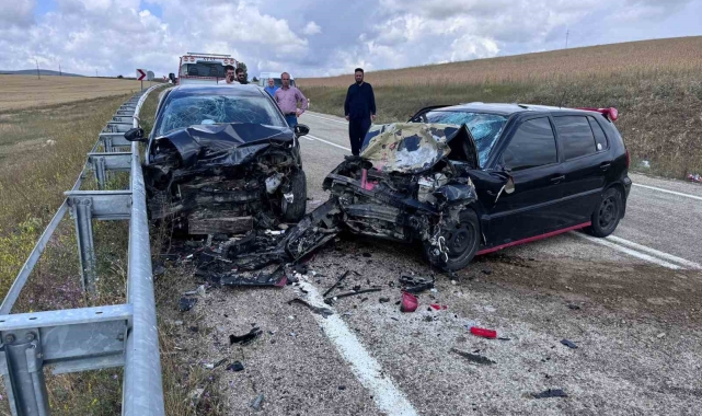 Bayburt'ta trafik kazası: 5 yaralı