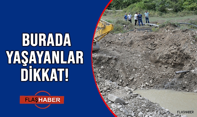 BELEDİYE UYARDI!