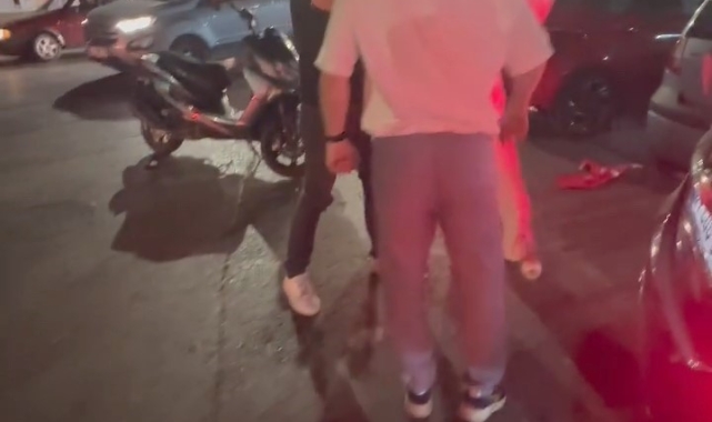 Beykoz'da kavgayı gören duyarlı motosiklet sürücüsü polise haber verdi