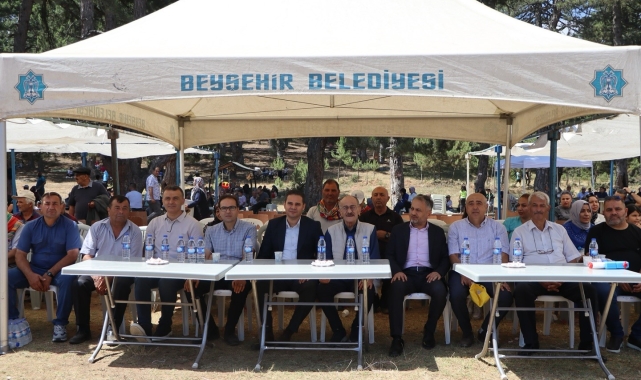 Beyşehir'de Anamas Dağının eteklerinde yayla şenliği