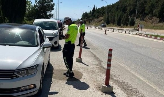 Bilecik'te 78 araç sürücüsüne 85 bin 258 TL para cezası