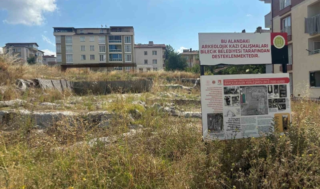 Bilecik'te 9 bin yıllık yaşam alanı otluğa döndü