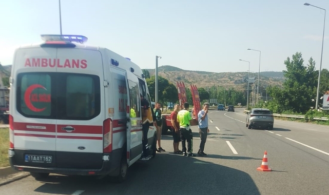 Bilecik'te meydana gelen trafik kazasında 1 kişi yaralandı