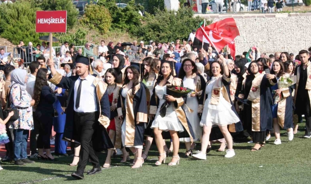 Bilecik'te mezuniyet coşkusu yaşandı