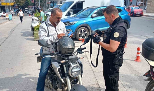 Bilecik'te motosiklet sürülerine ceza yağdı